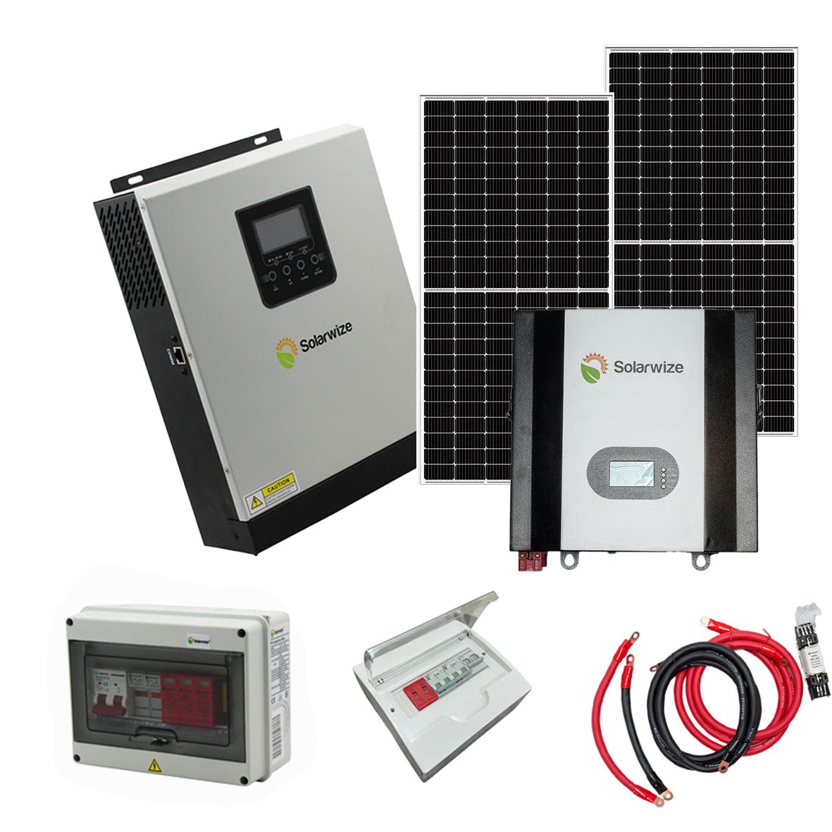 Complete Lithium Solar kit 3Kw (Solarwize)